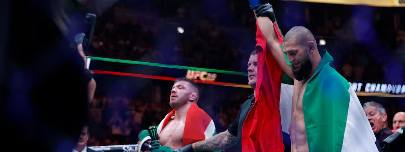 Relentless Chimaev beats du Plessis
